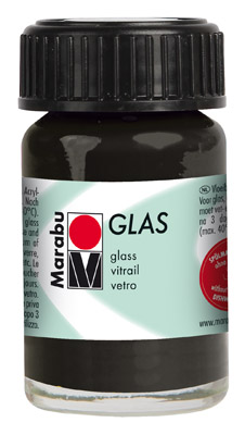 GLASS PAINT 15ML BLACK
