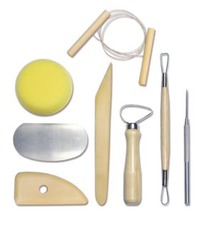 COMPLETE POTTERY TOOL SET X8