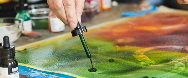 Working With Liquitex Acrylic Inks - Joggles Blog