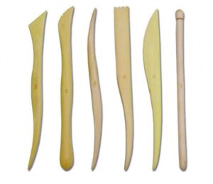SCULPTING WOODEN SET 8IN X6