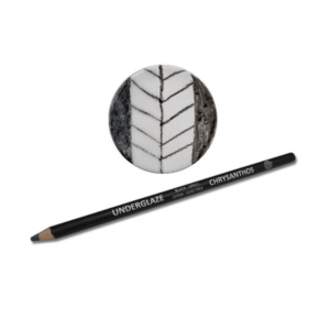 Image of black underglaze pencil