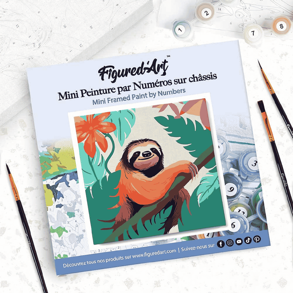 SLOTH - PAINTING BY NUMBERS MINI